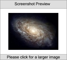 7art Galaxy Screensaver Screenshot